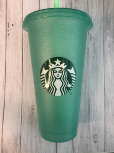 Limited Edition Starbucks Glitter Floral Cup – Forever Jolie Designs